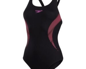 Malla SPEEDO (negra líneas naranja)