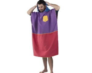 Poncho cambiador Origami (lila)