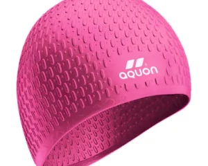 Gorro silicona Bubble pelo largo (rosa) AQUON